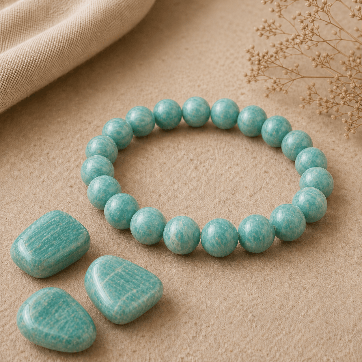 Amazonite en pierre naturelle