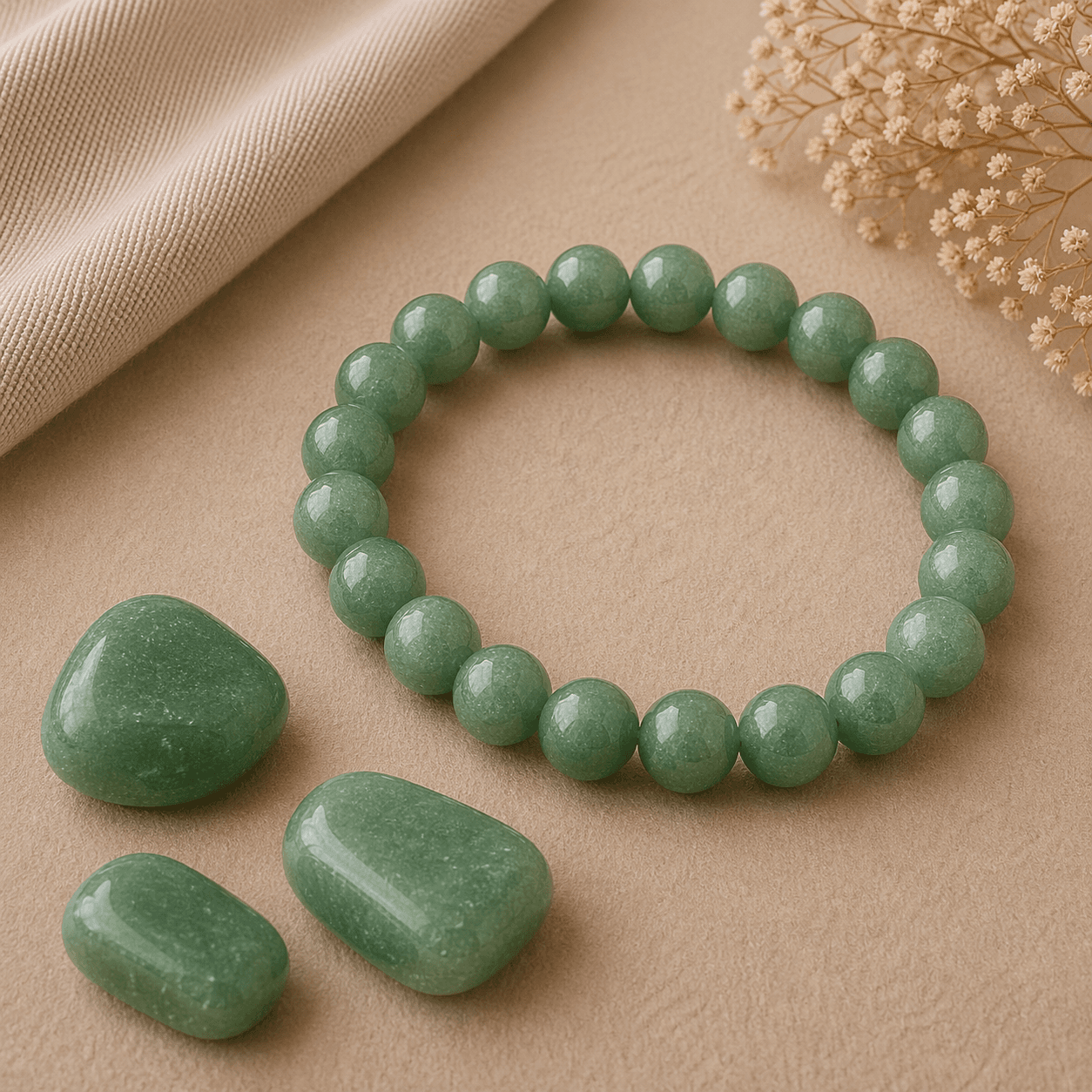 Aventurine verte en pierre naturelle