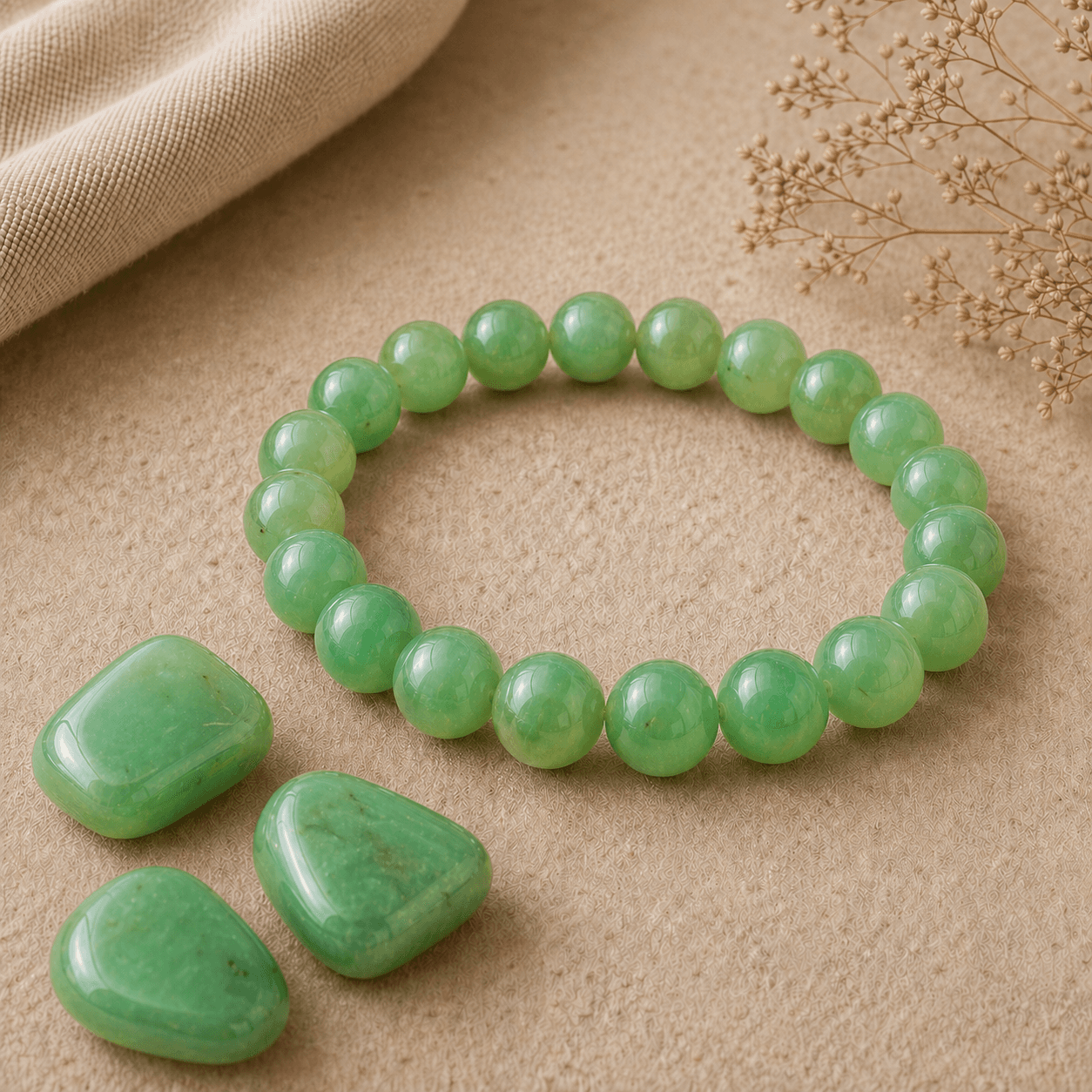 Chrysoprase en pierre naturelle