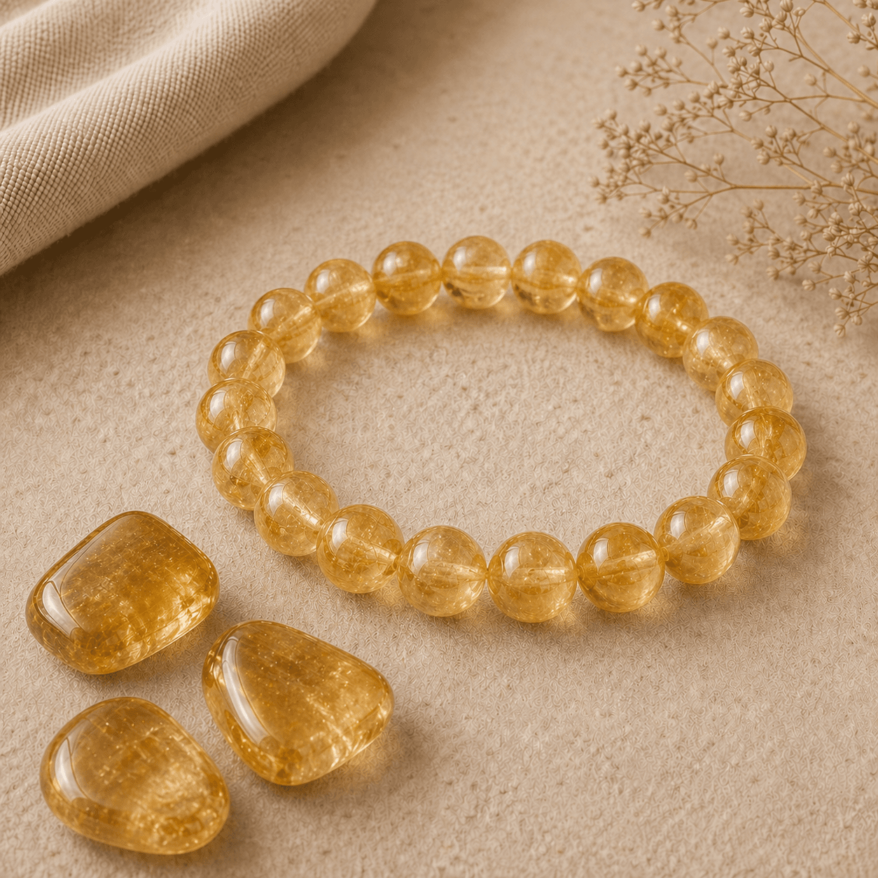 Citrine en pierre naturelle