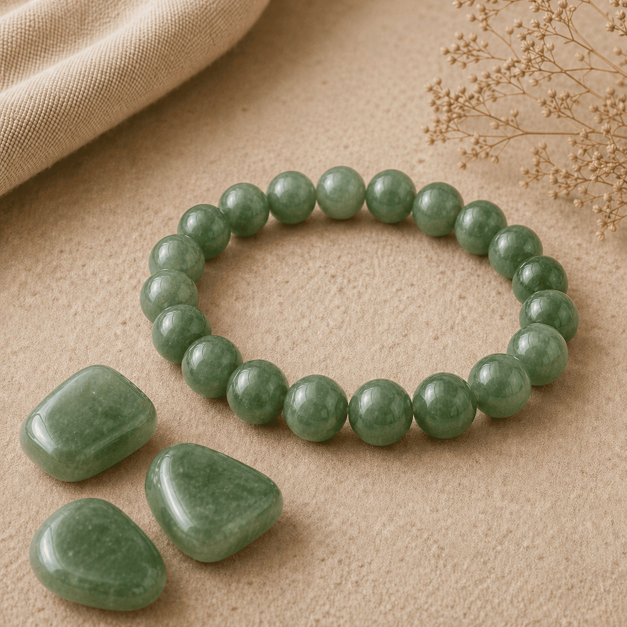 Jade en pierre naturelle