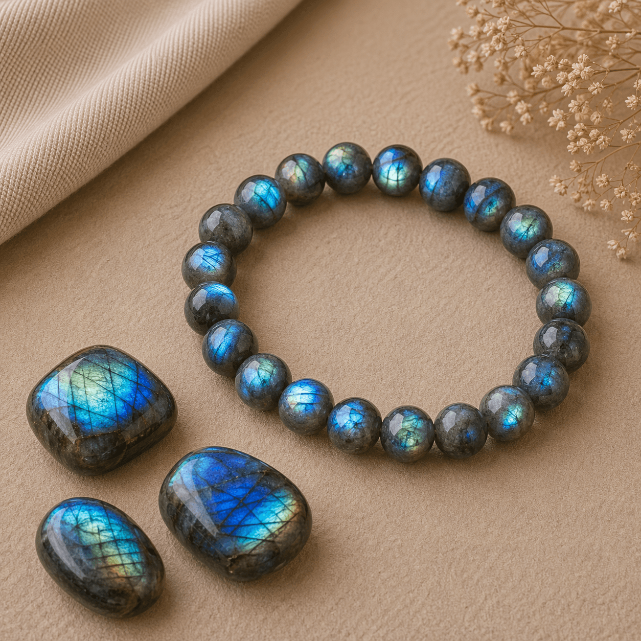 Labradorite de Madagascar en pierre naturelle