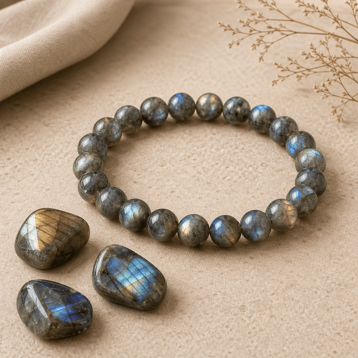 Labradorite en pierre naturelle