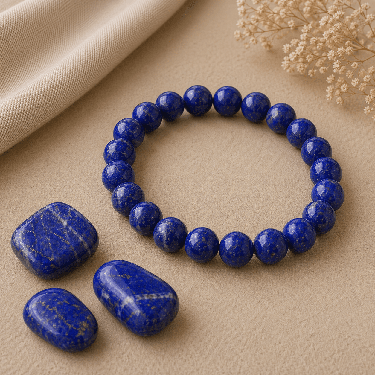 Lapis lazuli en pierre naturelle