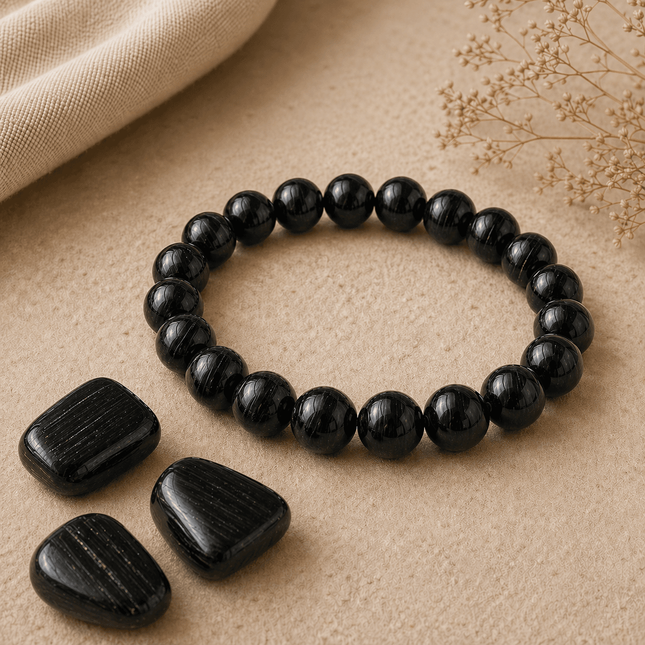 Tourmaline noire en pierre naturelle
