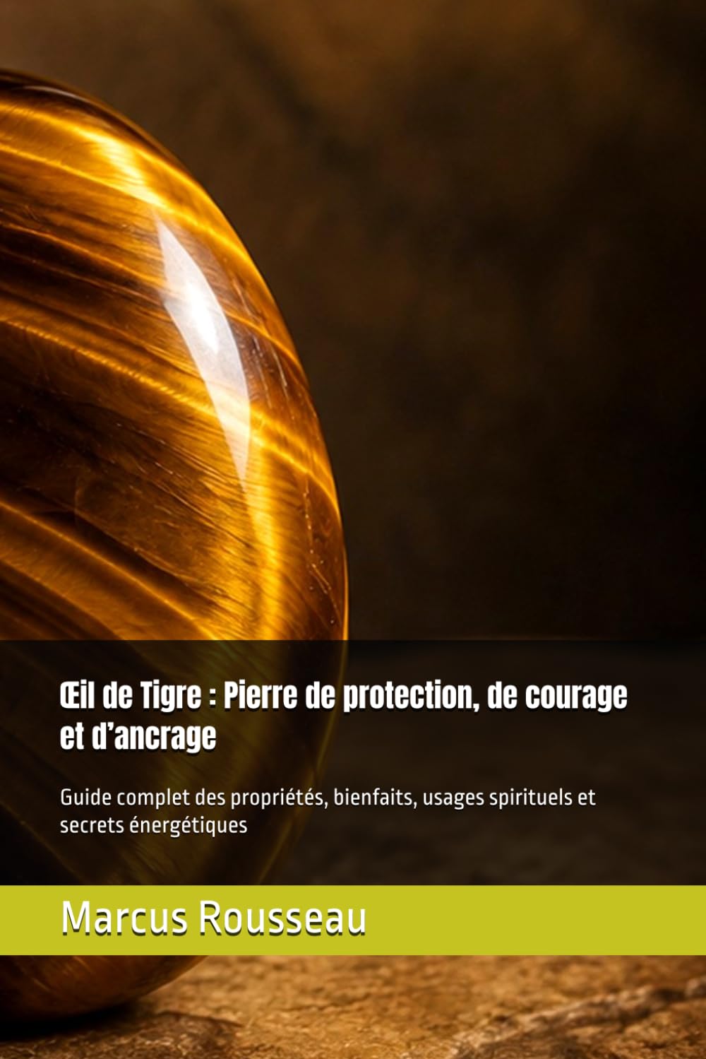 Couverture du livre Œil de Tigre : Pierre de protection, de courage et d'ancrage par Marcus Rousseau